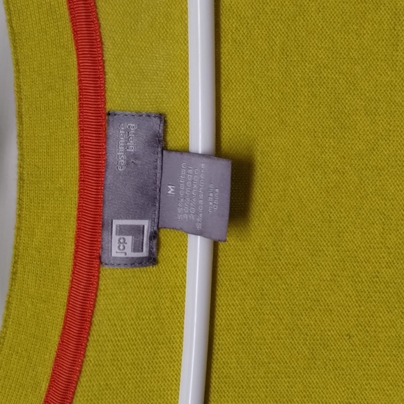 JCP CASHMERE BLEND WOMEN SWEATER CARNIGAN TOP SIZE M - Picture 3 of 5